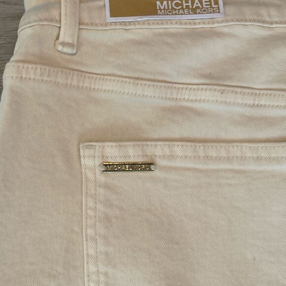 Michael Kors- Selma Wide Leg Size 16 Color: Bone - Picture 4 of 8